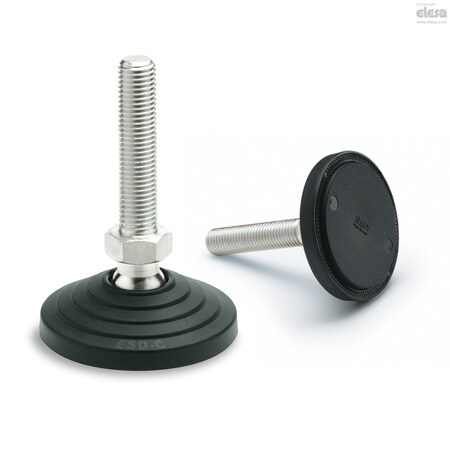 Elesa Levelling feet, LV.A-125-24-SST-M16x58-ESD-C LV.A-SST-ESD-C
